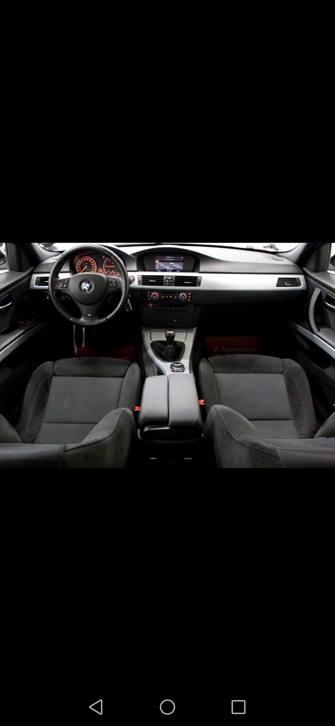 Hvid BMW 320d fra 2011