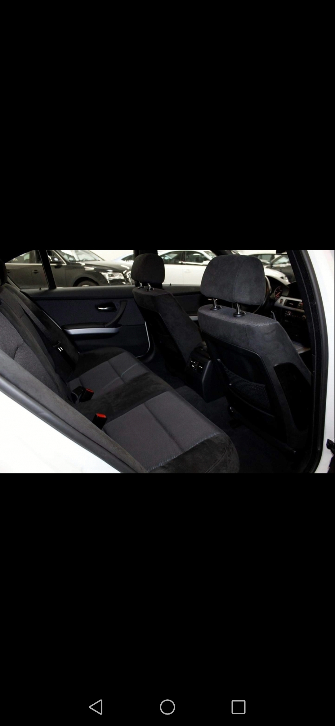 Hvid BMW 320d fra 2011