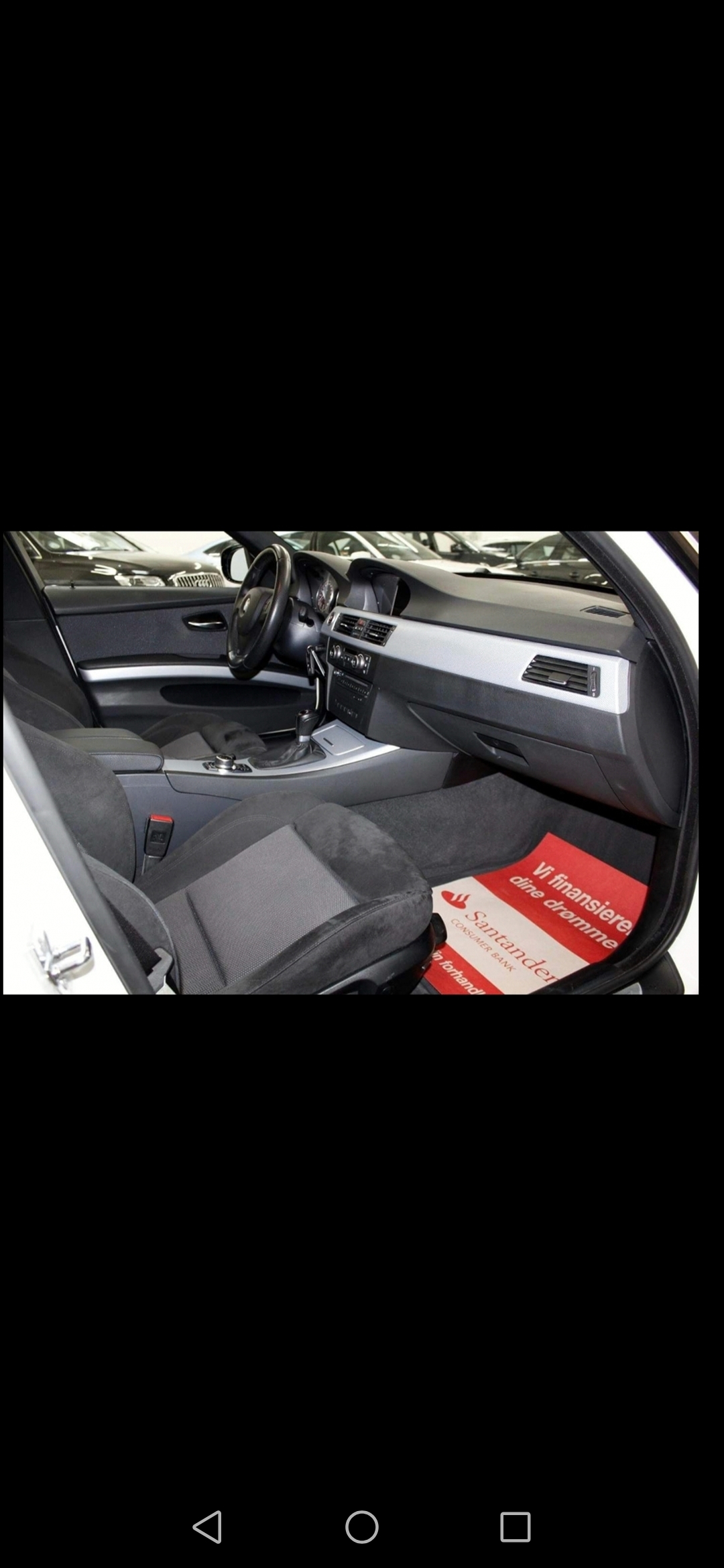 Hvid BMW 320d fra 2011