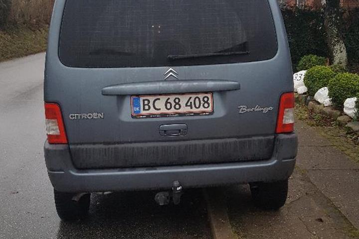 Grå Citroën Berlingo fra 2006