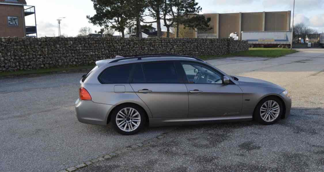 Sort BMW 320d fra 2008