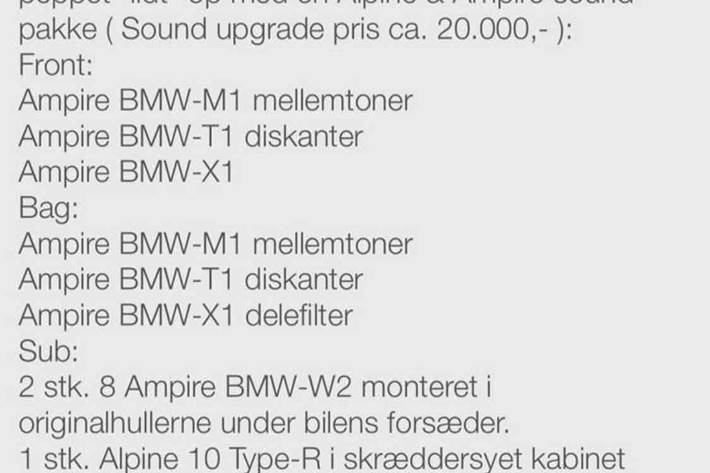 Sort BMW 320d fra 2008