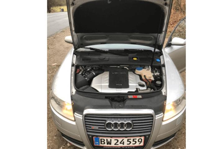 Sølv Audi A6 fra 2005