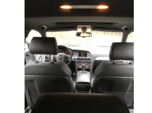 Sølv Audi A6 fra 2005