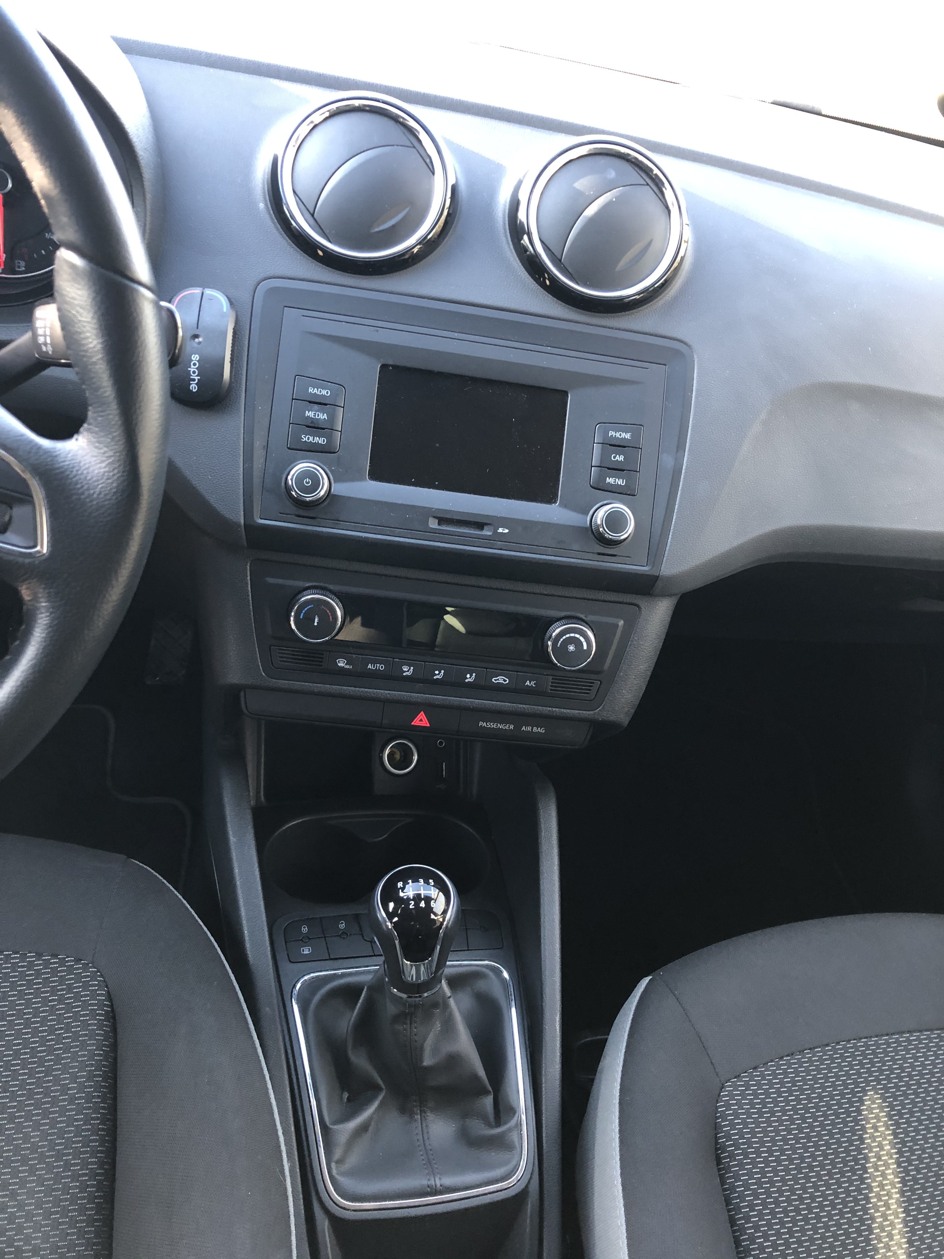Grå Seat Ibiza fra 2016