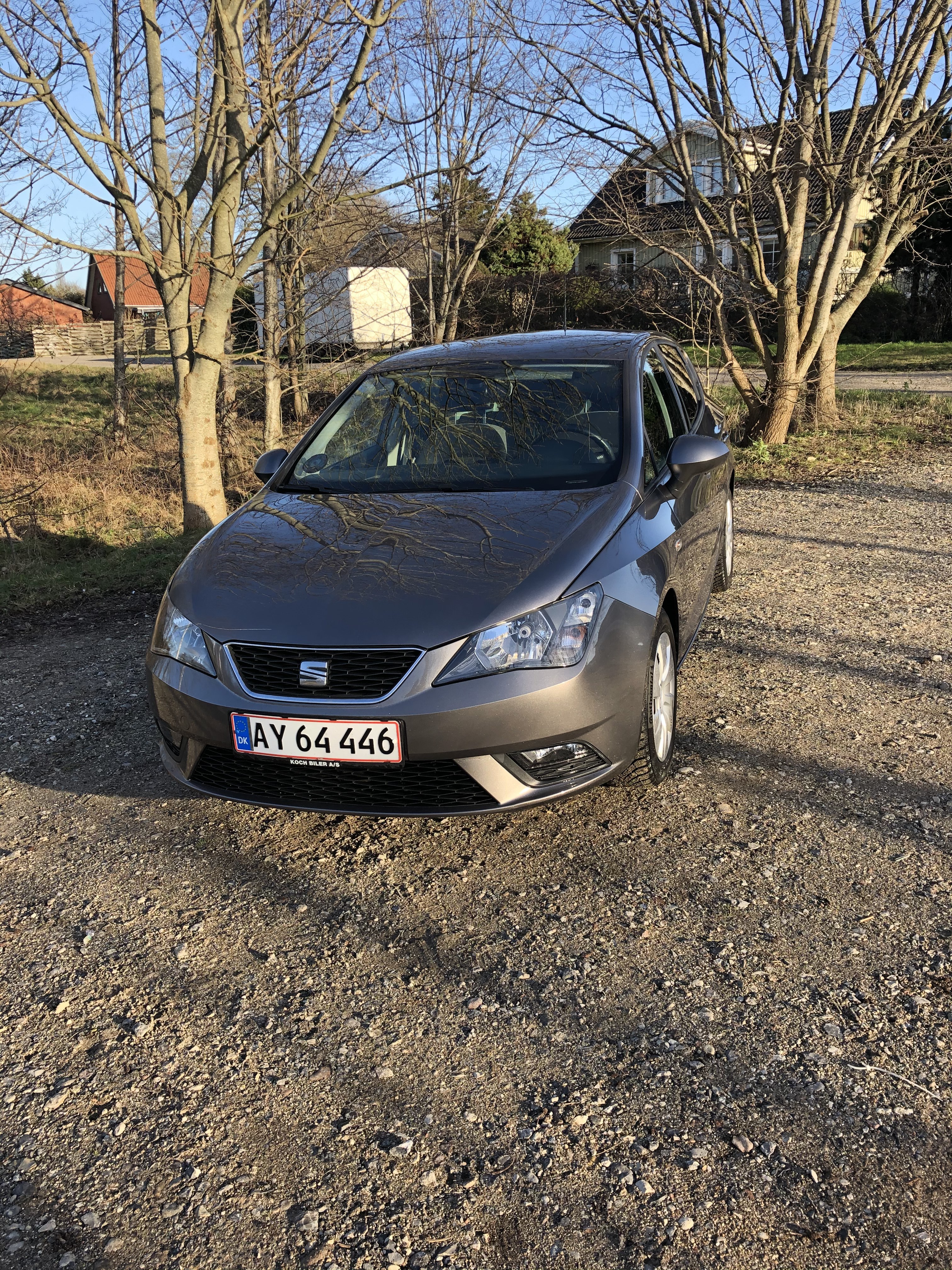Grå Seat Ibiza fra 2016
