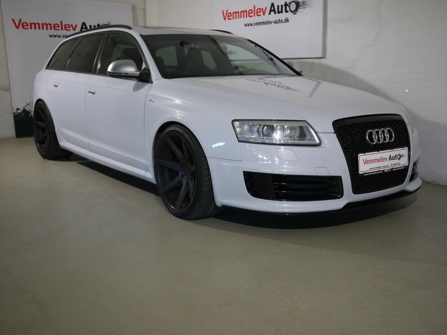 Hvid Audi RS6 fra 2008