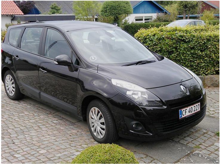 Sort Renault Grand Scénic fra 2010