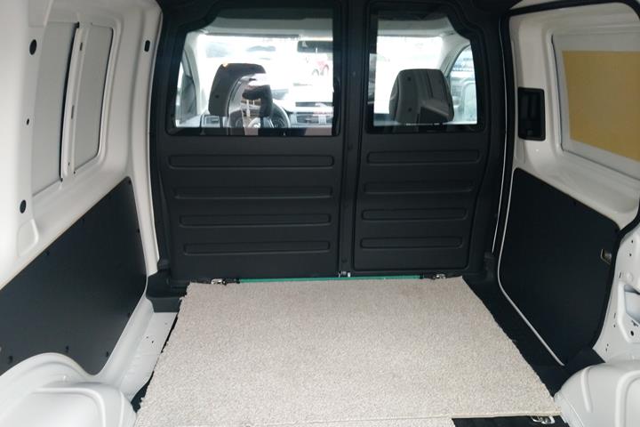 Hvid VW Caddy fra 2019