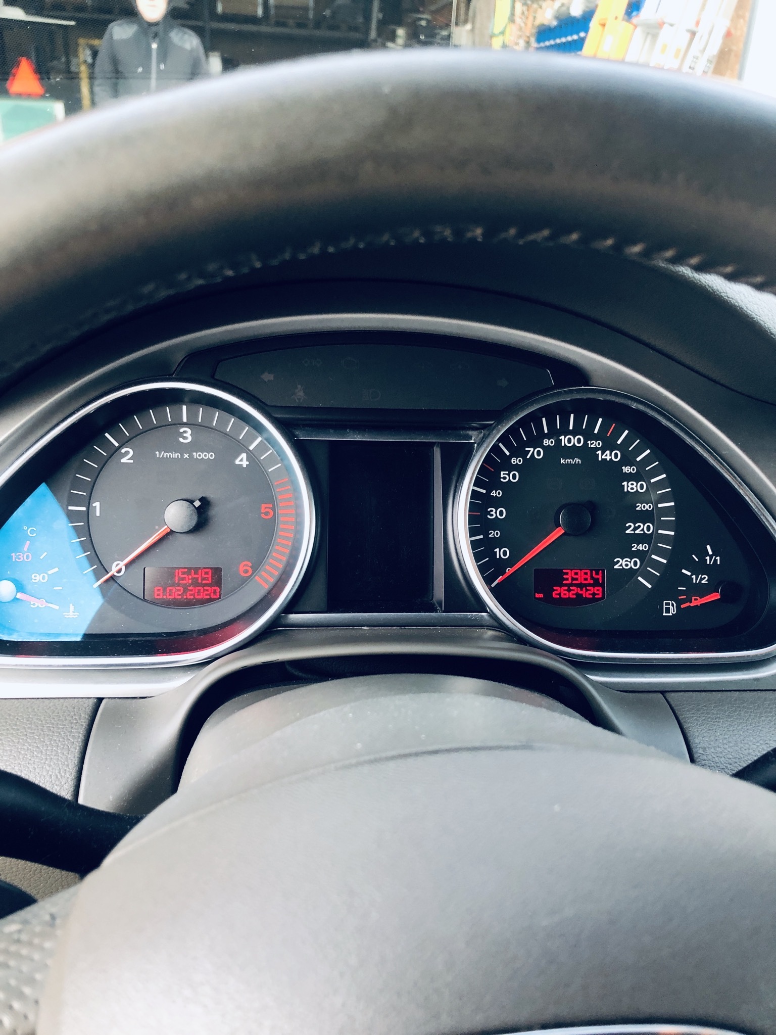 Sort Audi Q7 fra 2006