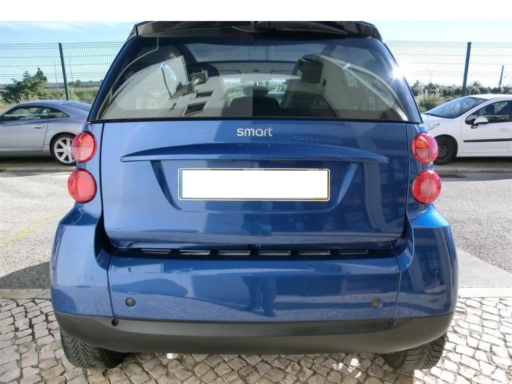 Blå Smart Fortwo fra 2007
