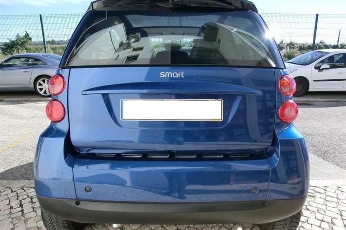 Blå Smart Fortwo fra 2007