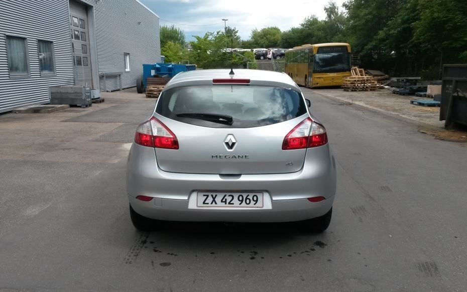 Grå Renault Mégane fra 2009