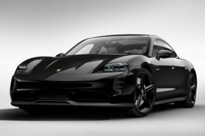 Sort Porsche Taycan 4S fra 2020