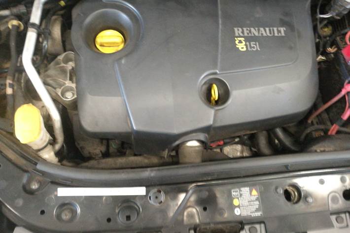 Grå Renault Mégane fra 2007