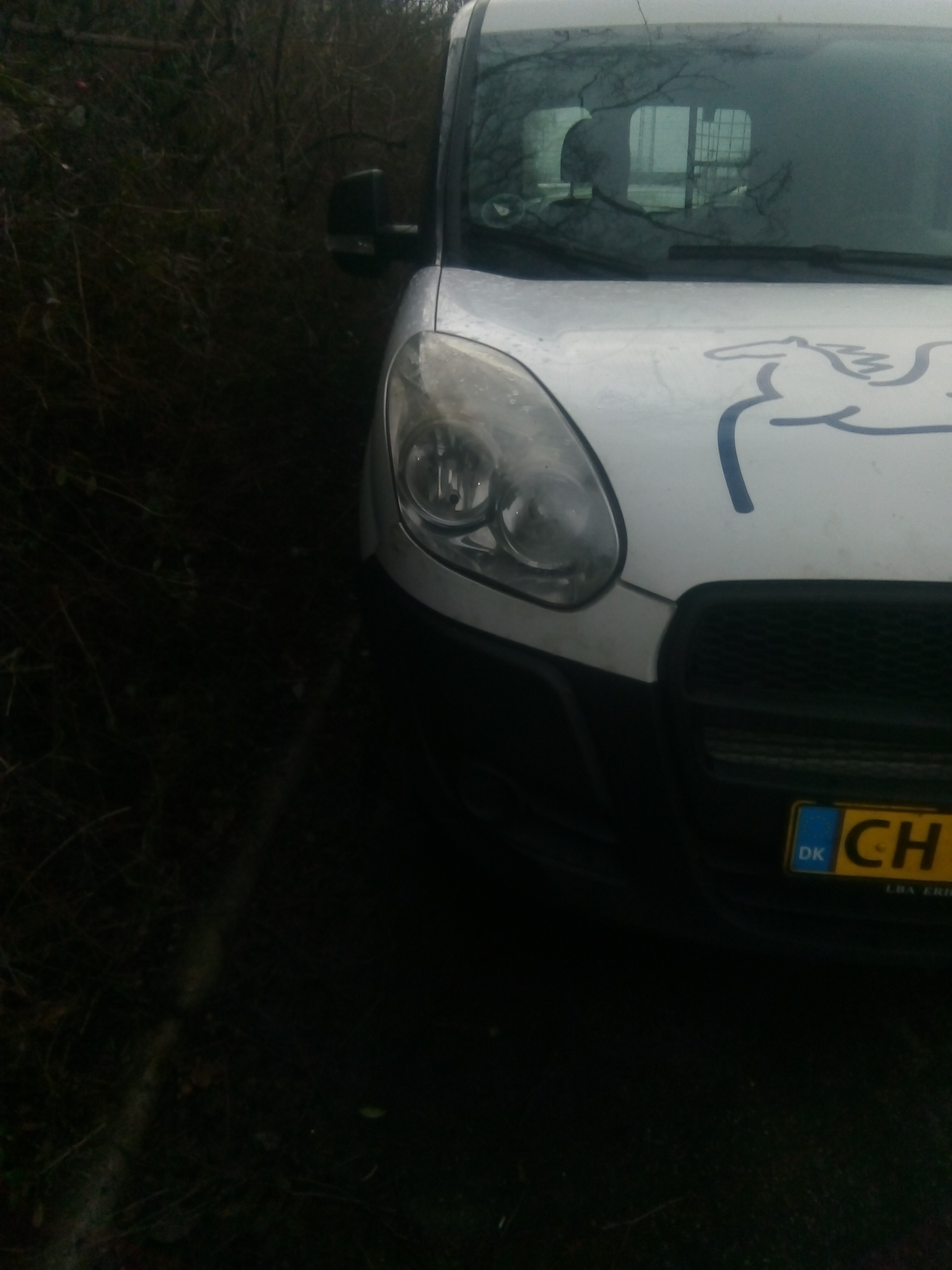 Hvid Fiat Doblò Cargo fra 2010