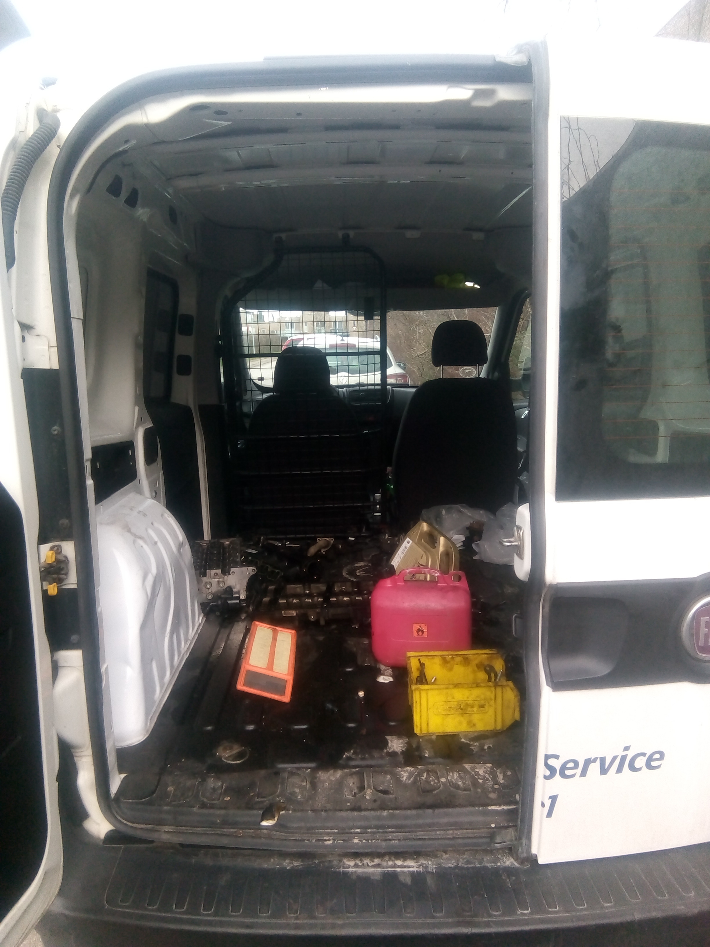 Hvid Fiat Doblò Cargo fra 2010