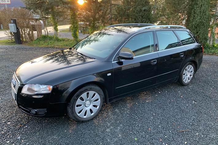 Sort Audi A4 fra 2006