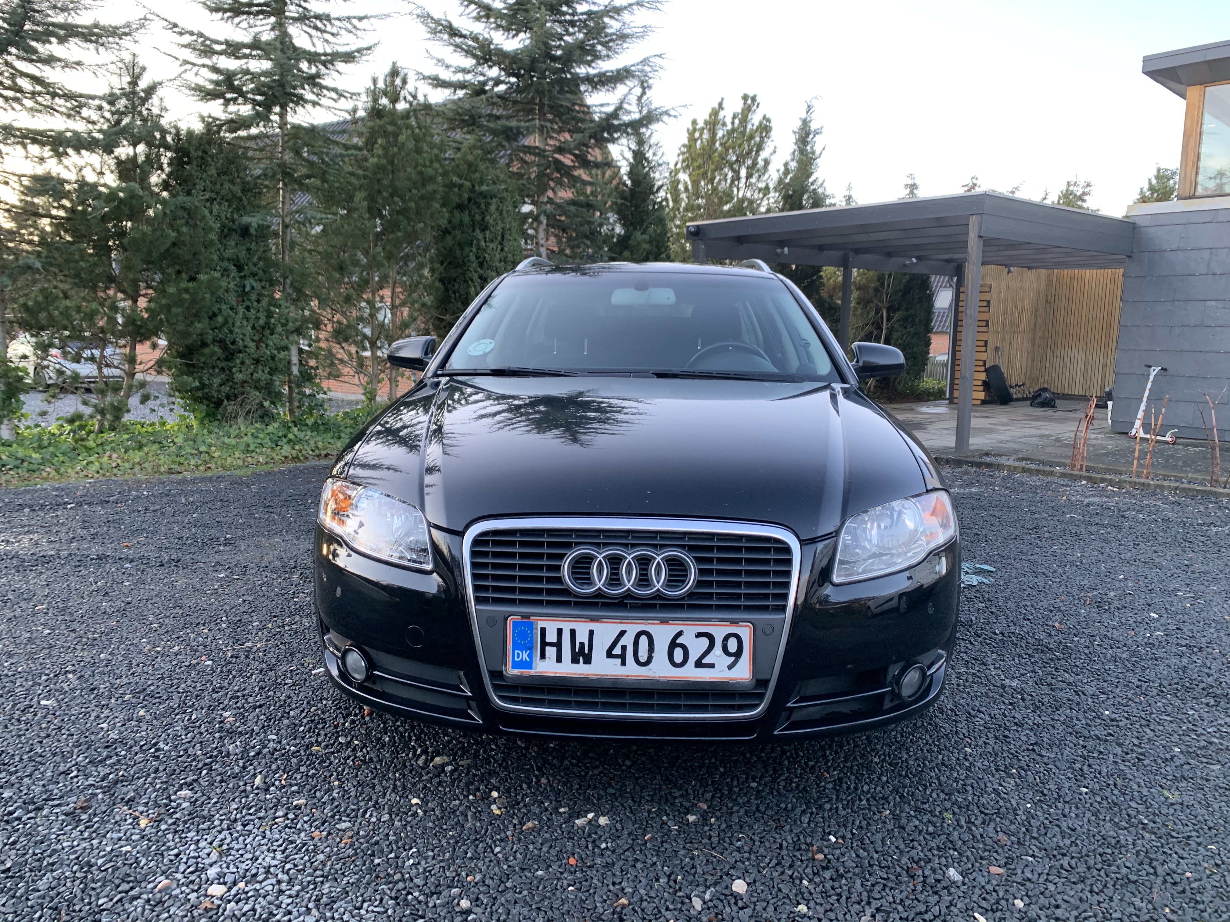 Sort Audi A4 fra 2006
