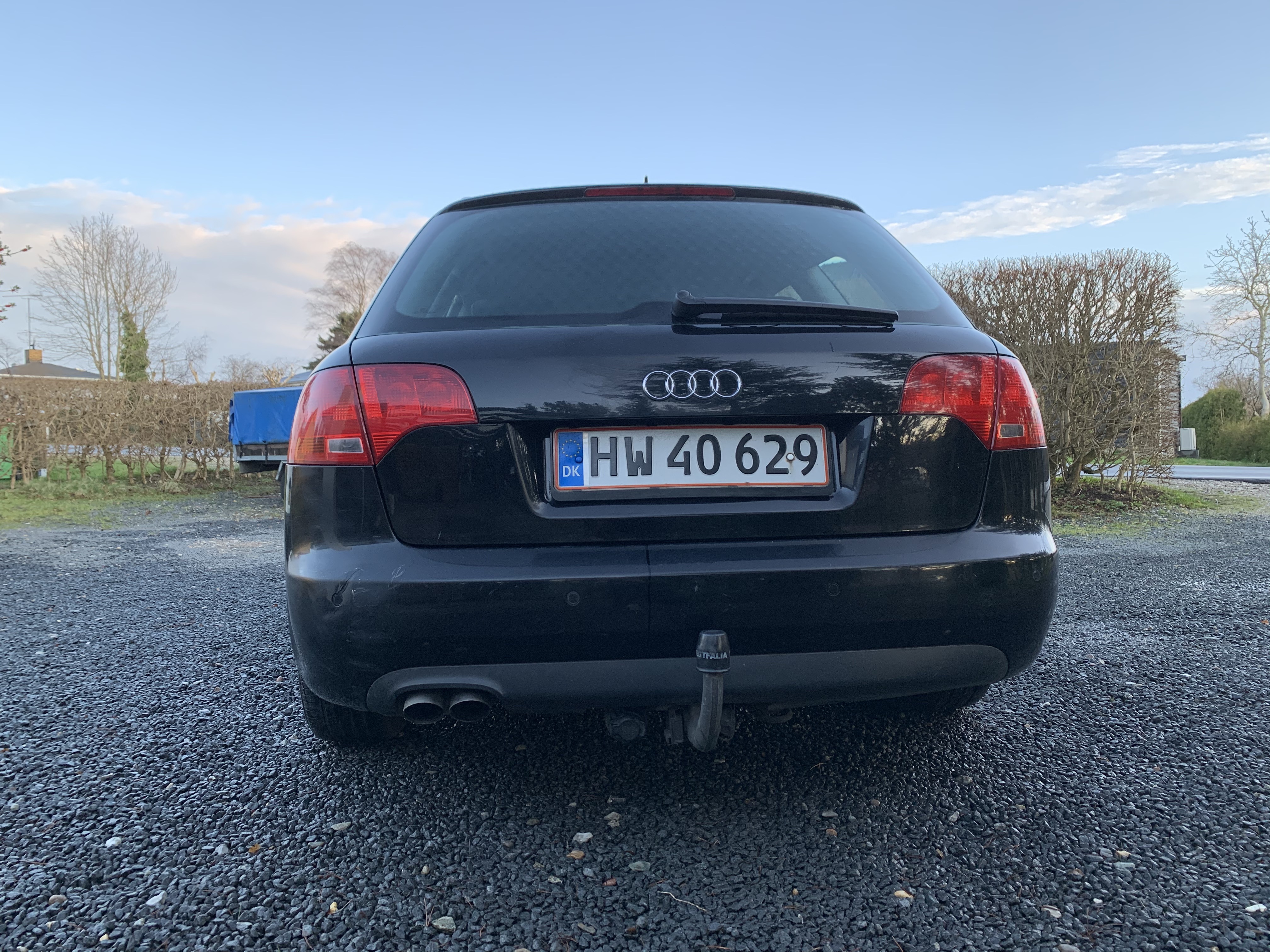 Sort Audi A4 fra 2006