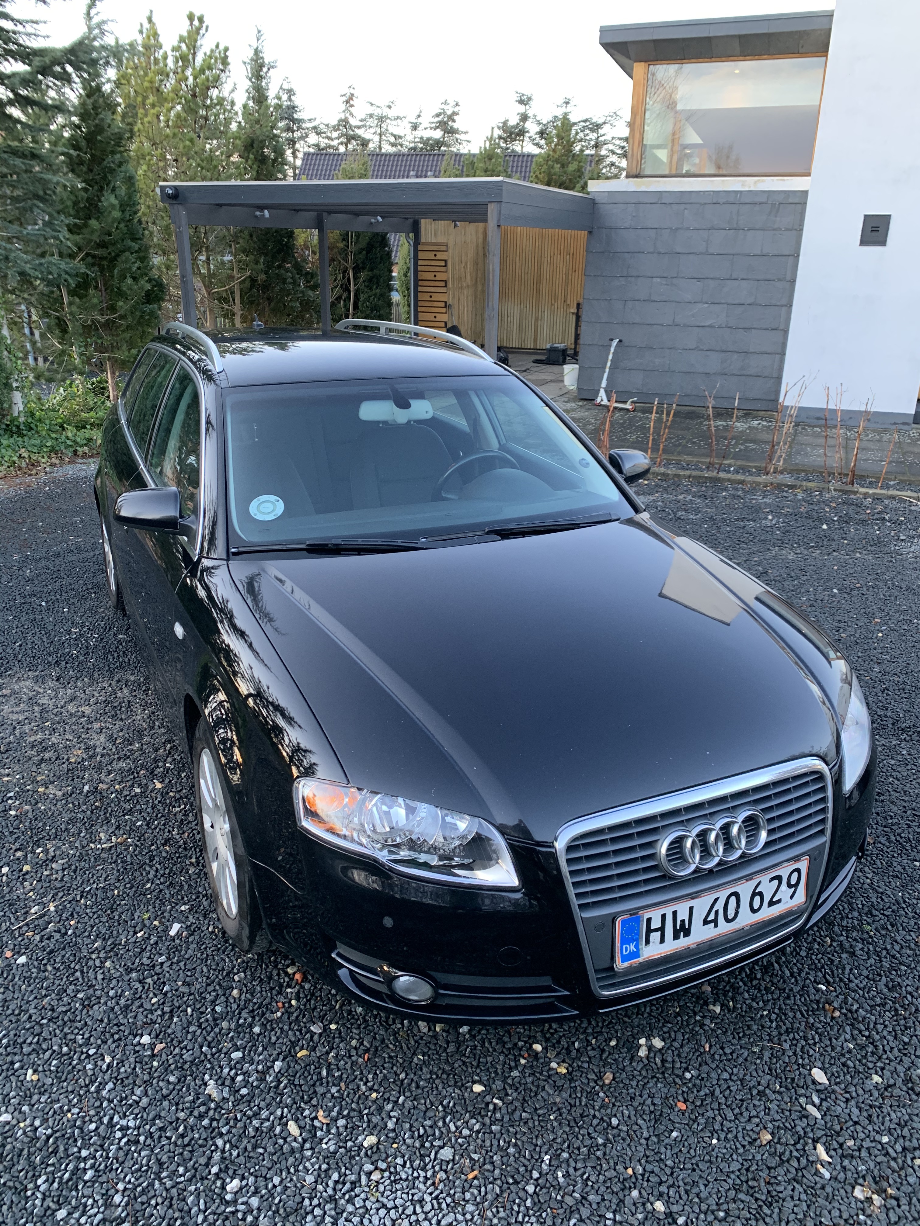 Sort Audi A4 fra 2006