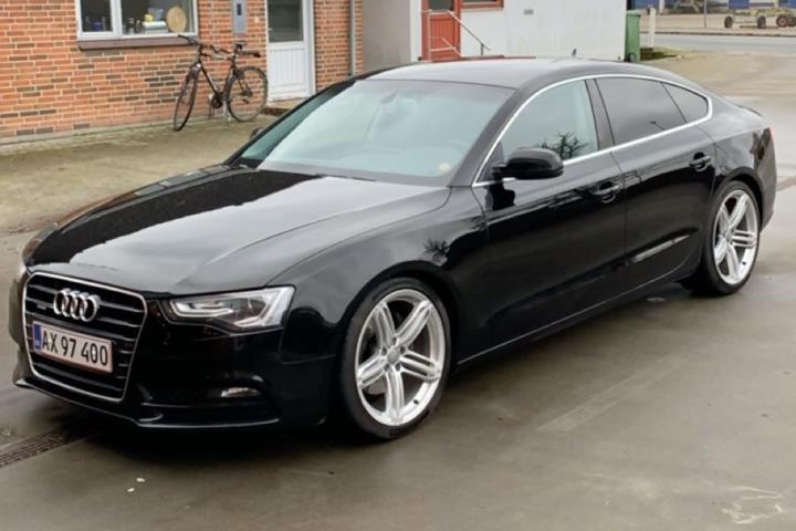 Sort Audi A5 Sportback fra 2013
