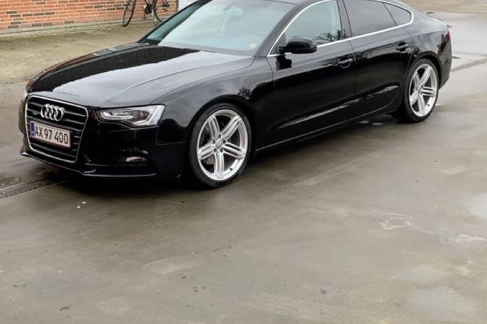 Sort Audi A5 Sportback fra 2013