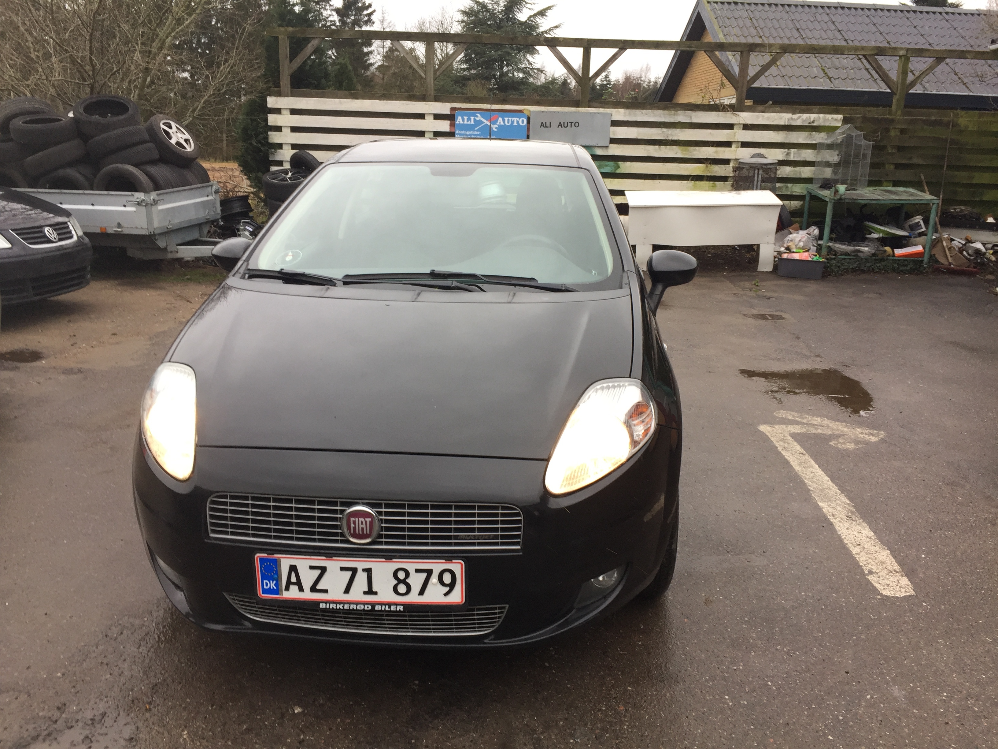 Sort Fiat Punto fra 2009