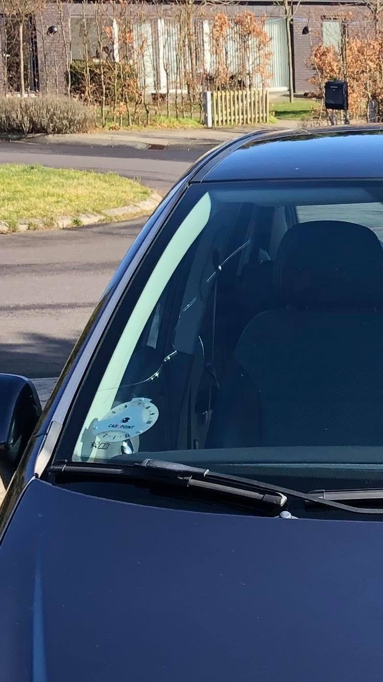 Blå Opel Corsa fra 2009