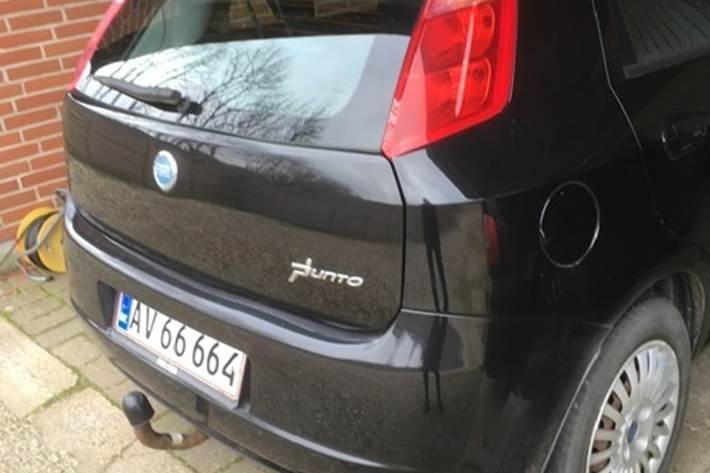 Sort Fiat Punto fra 2007