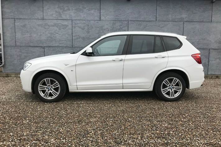 Hvid BMW X3 fra 2014