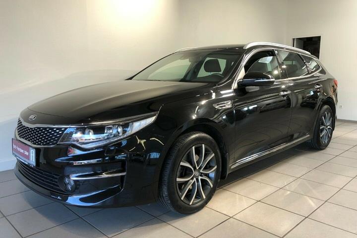 Grå Kia Optima fra 2017
