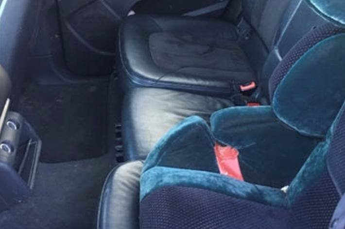 Grå Audi Q7 fra 2007