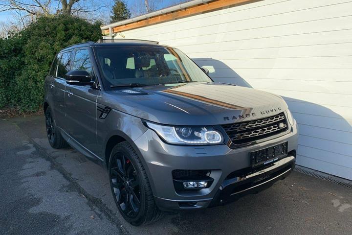 Grå Land Rover Range Rover sport fra 2014