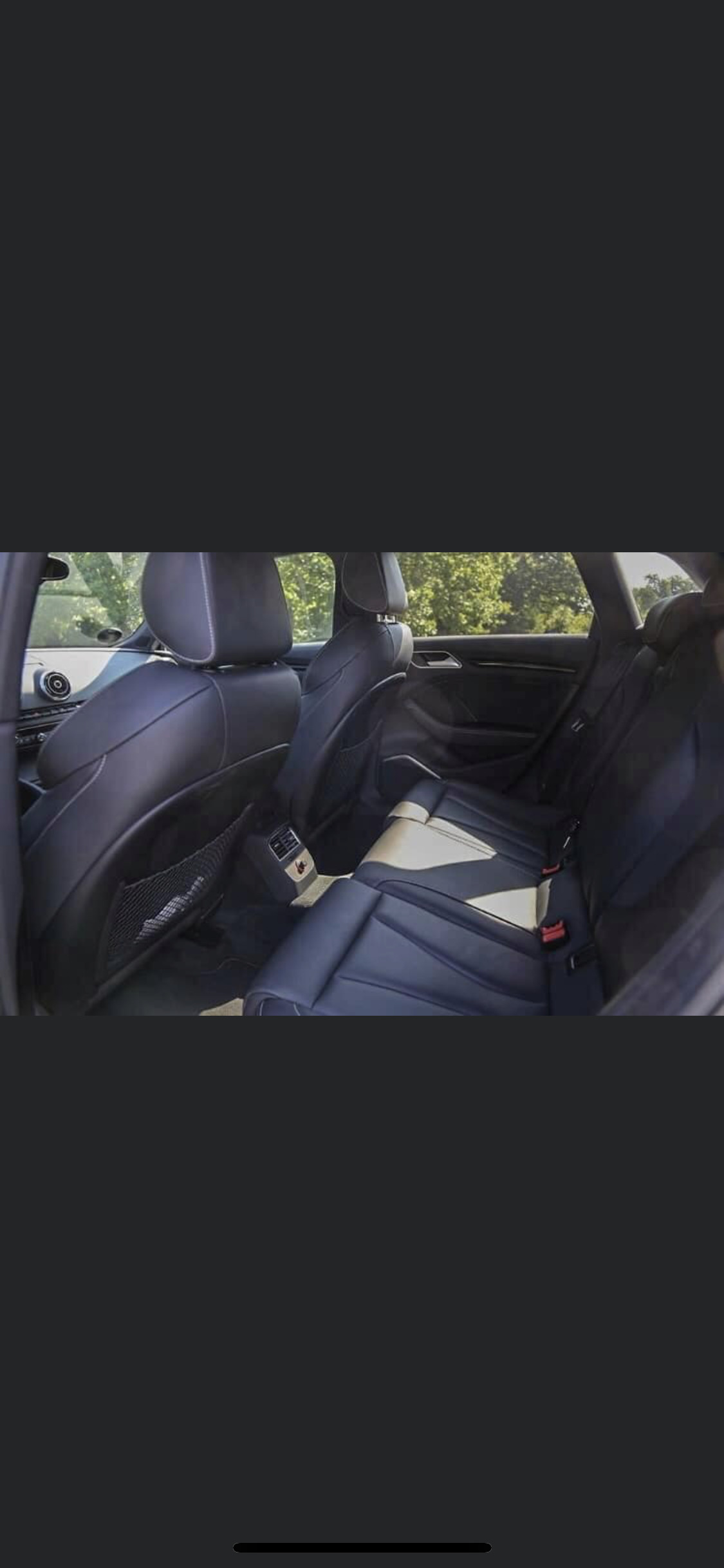 Sort Audi S3 Sportback fra 2014