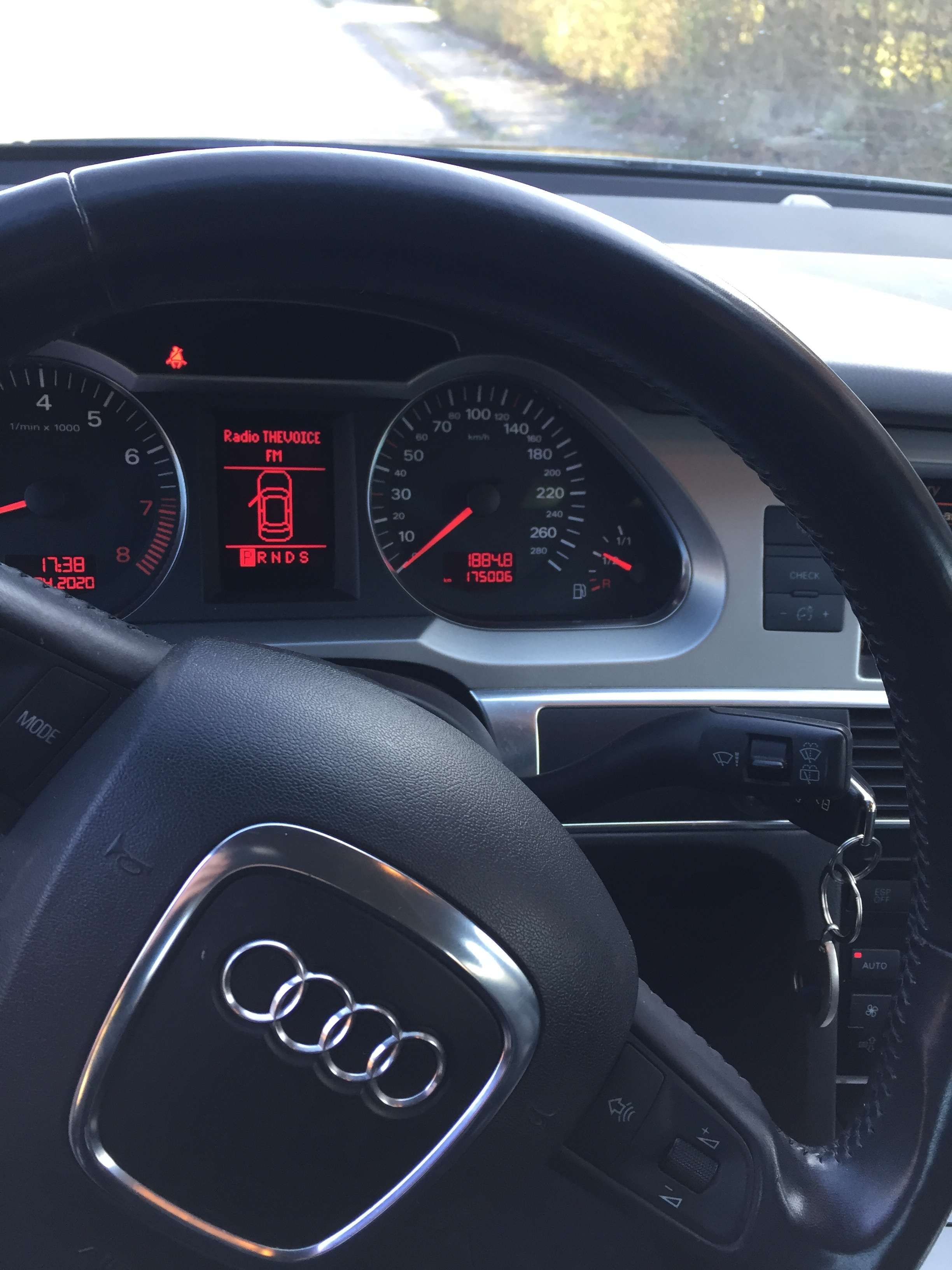Sort Audi A6 fra 2007