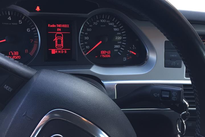 Sort Audi A6 fra 2007