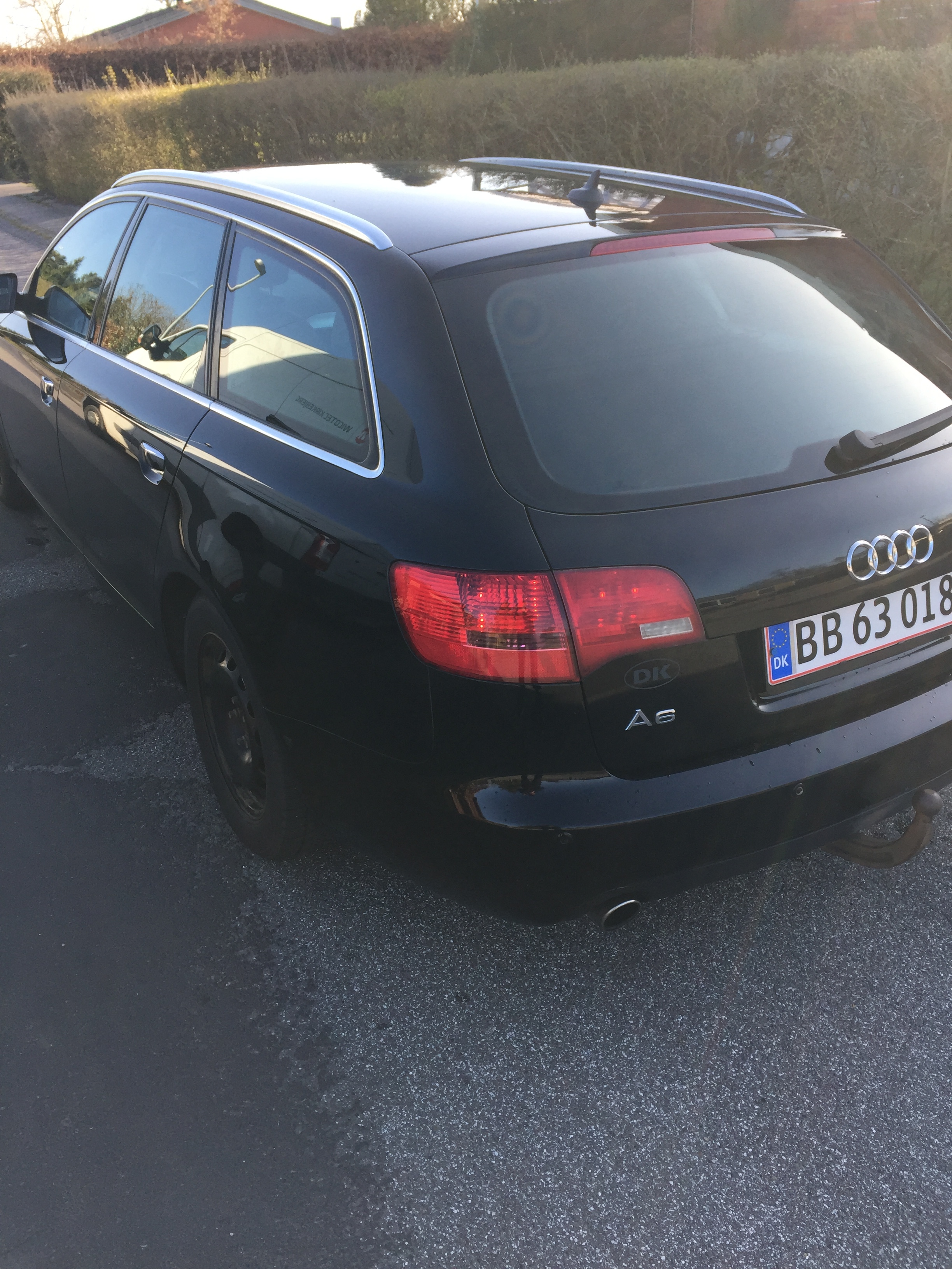 Sort Audi A6 fra 2007
