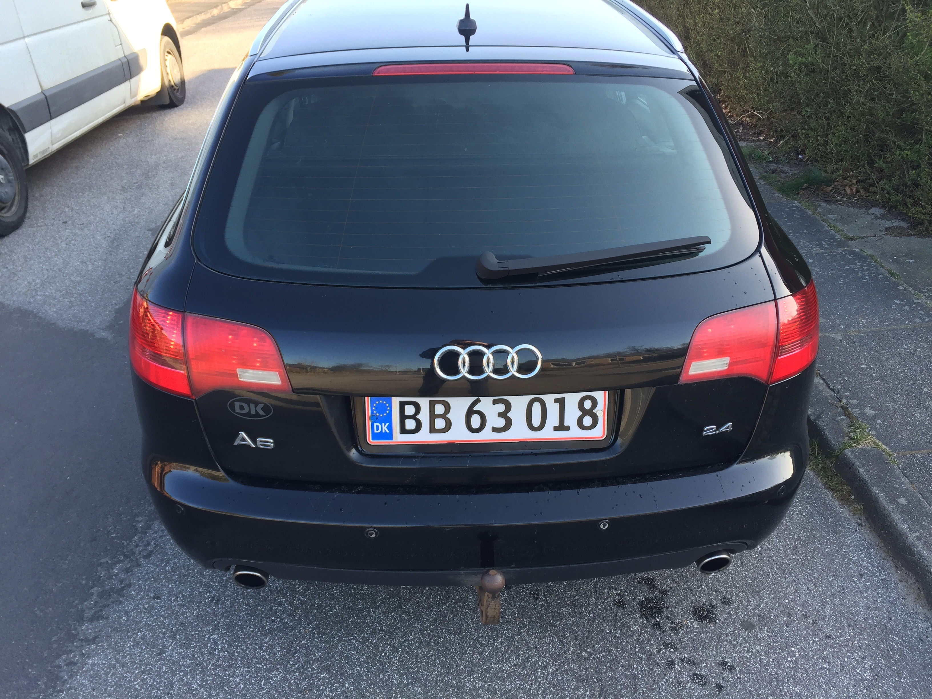Sort Audi A6 fra 2007