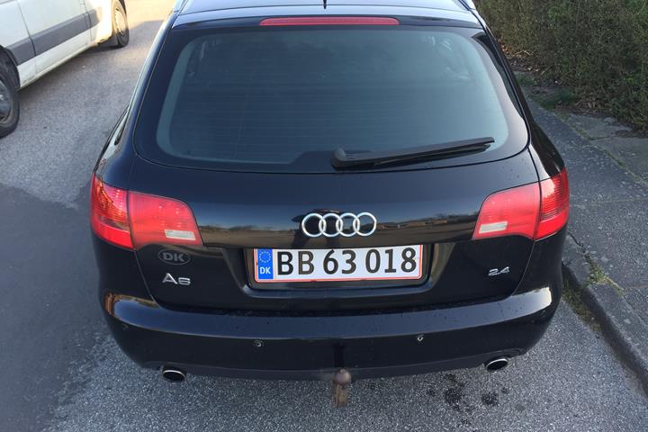 Sort Audi A6 fra 2007