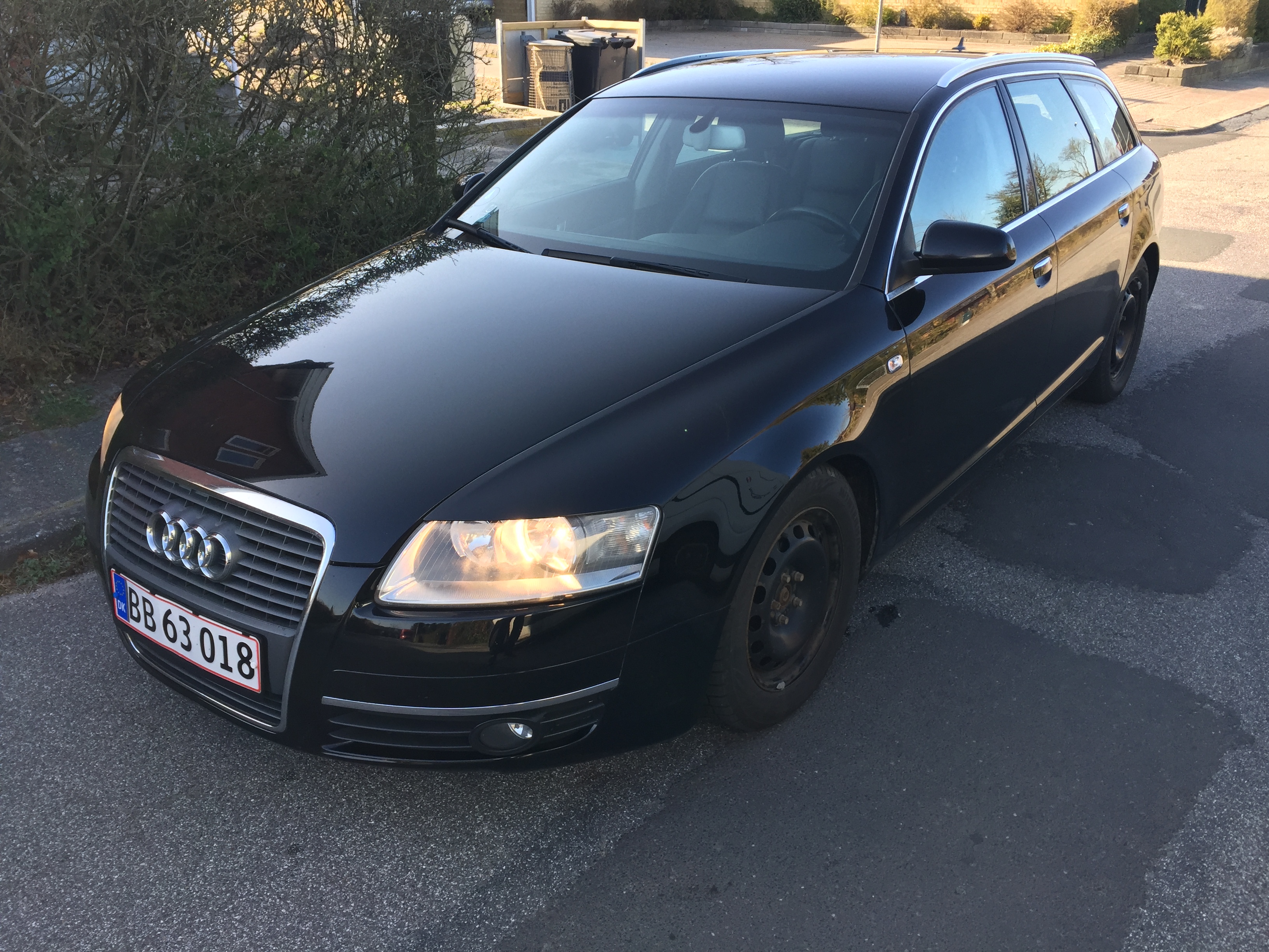 Sort Audi A6 fra 2007