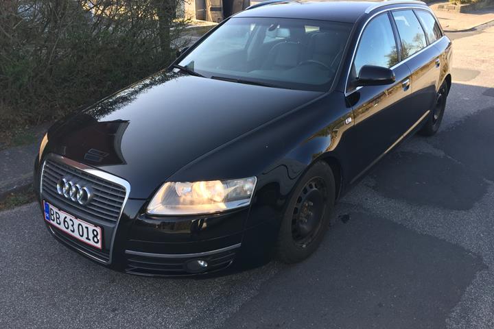 Sort Audi A6 fra 2007
