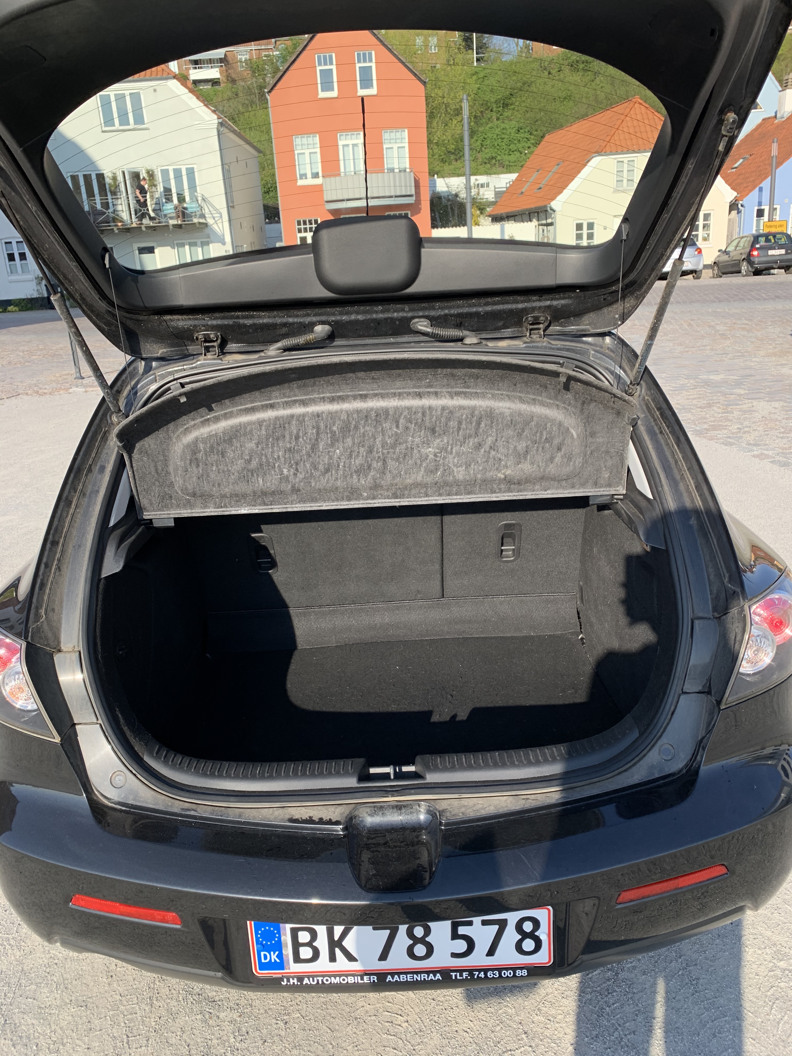 Sort Mazda 3 fra 2008