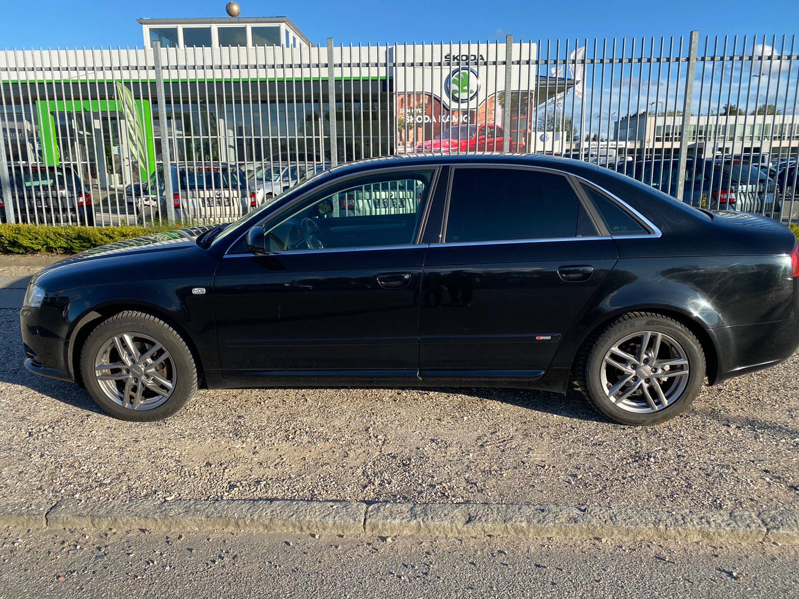 Sort Audi A4 fra 2007
