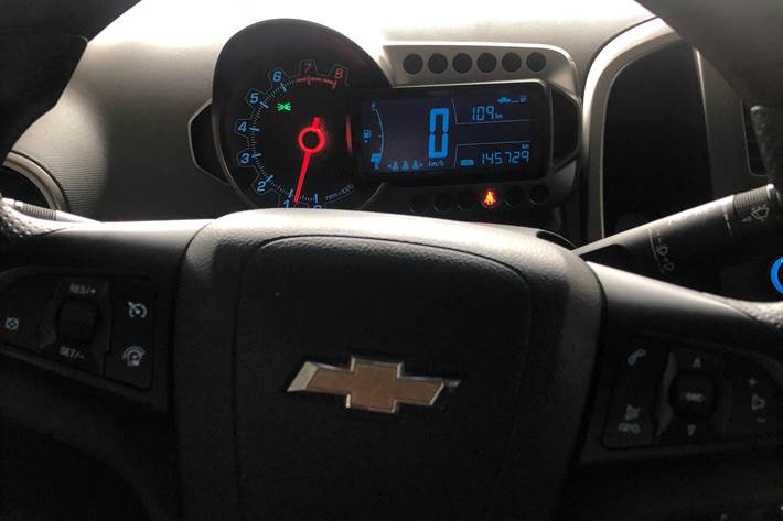 Sort Chevrolet Aveo fra 2012