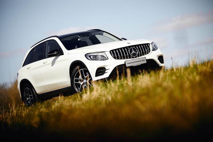 Grå Mercedes GLC250 d fra 2016