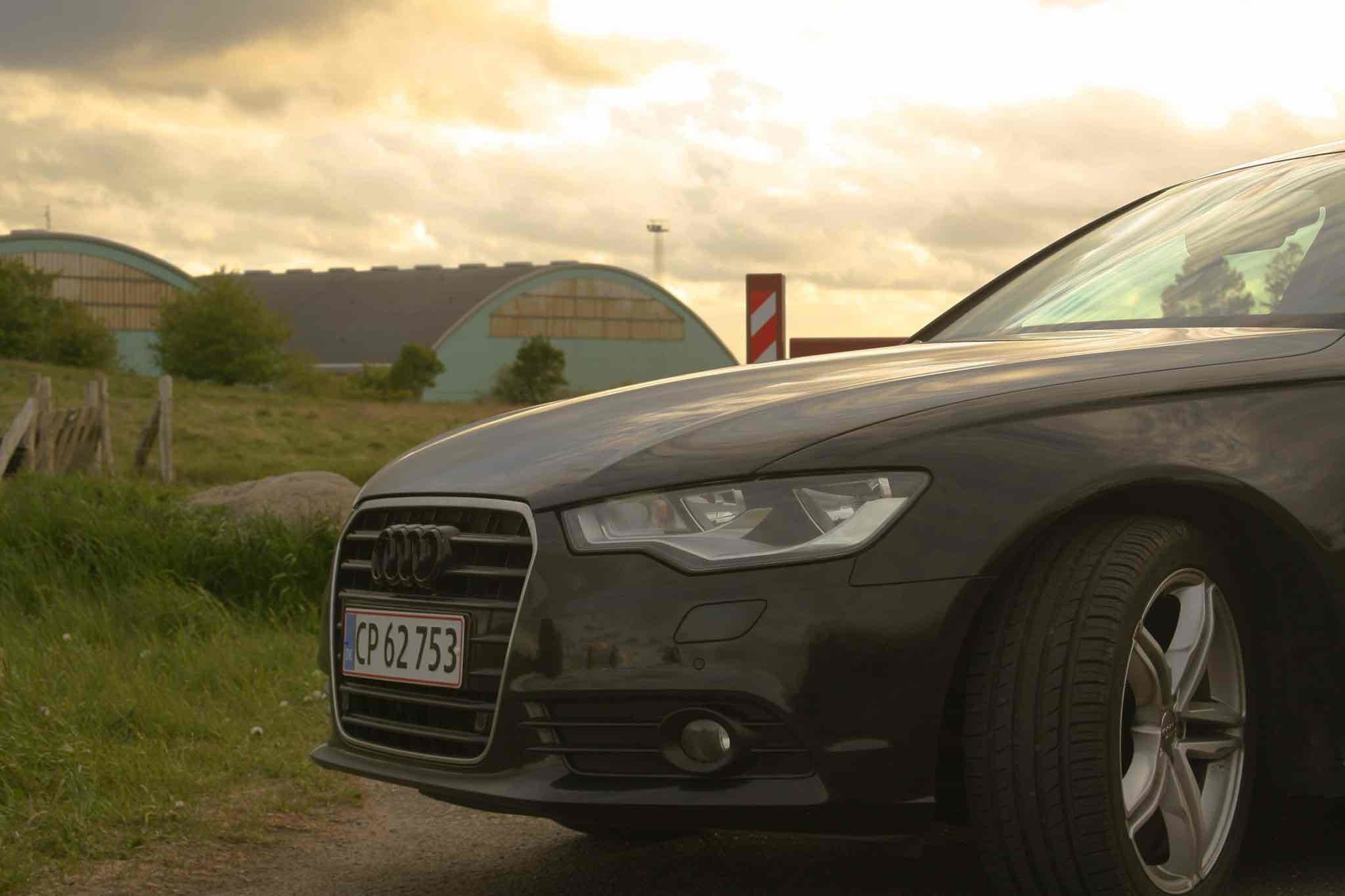 Sort Audi A6 fra 2012