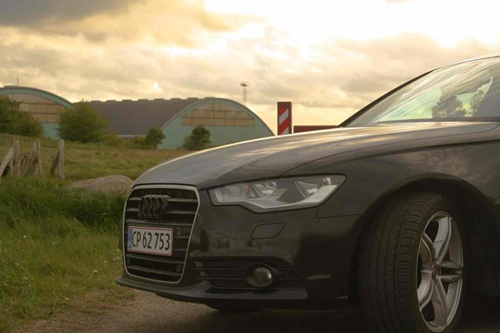 Sort Audi A6 fra 2012