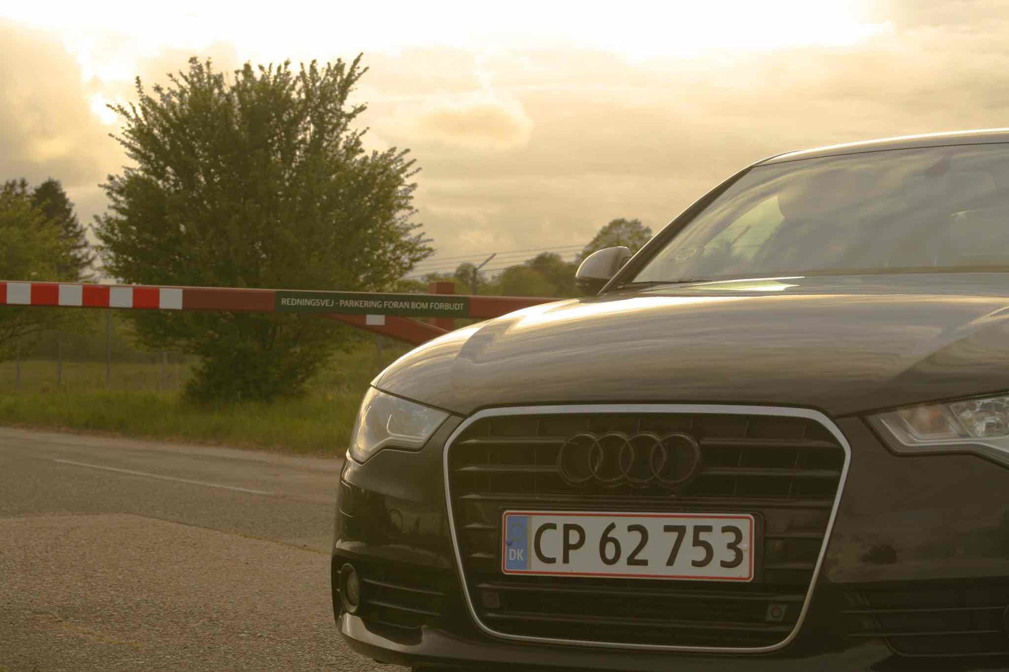 Sort Audi A6 fra 2012