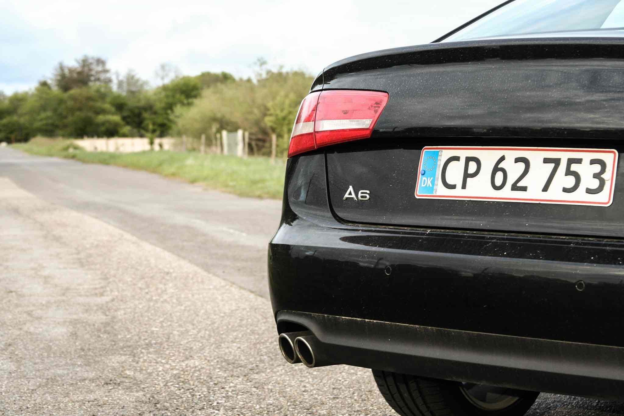 Sort Audi A6 fra 2012
